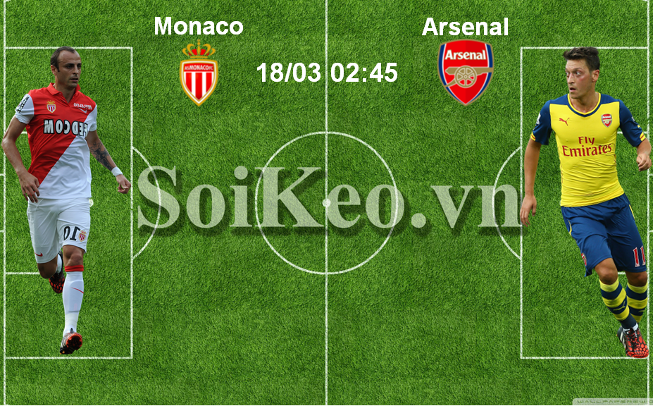 Soi Kèo, tip bóng đá, nhận định Monaco – Arsenal 02:45 18/03
