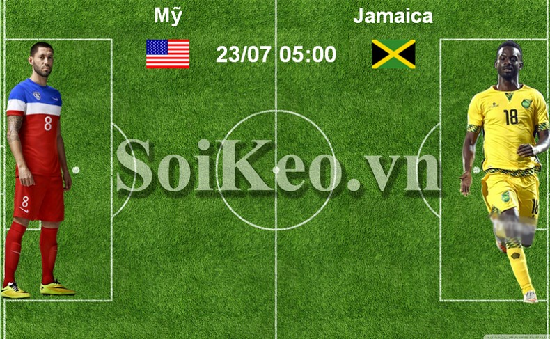 Soi Kèo nhận định trước trận Mỹ – Jamaica 23/07 05:00