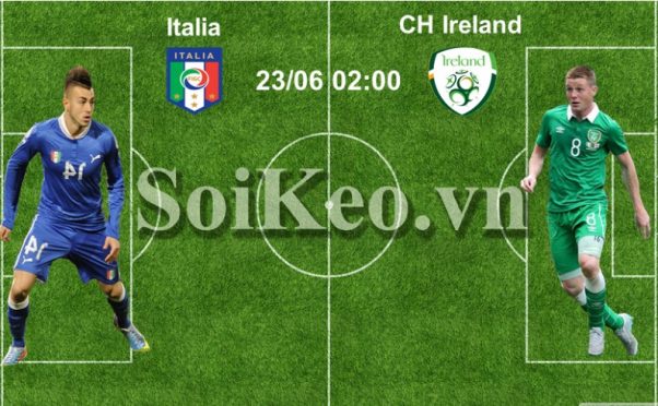 Soi Kèo nhận định trận Italia – CH Ireland 23/06 02:00