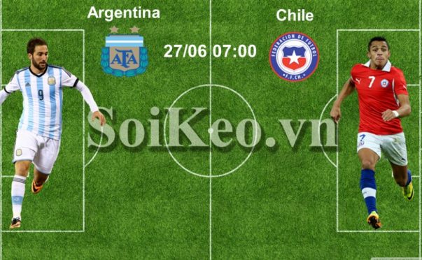 Soi Kèo nhận định trận Argentina – Chile 27/06 07:00