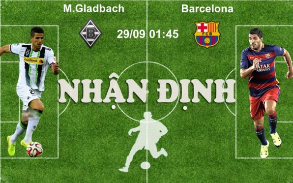 29/09 01:45 Nhận định thống kê trước trận M.Gladbach – Barcelona