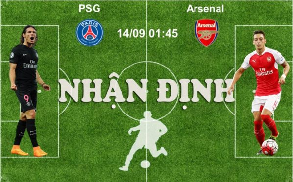 14/09 01:45 Nhận định thông tin trận PSG – Arsenal