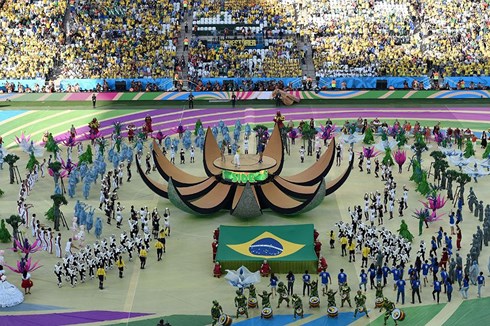 Hình ảnh màn tổng duyệt cuối cùng trước giờ khai mạc World Cup 2018